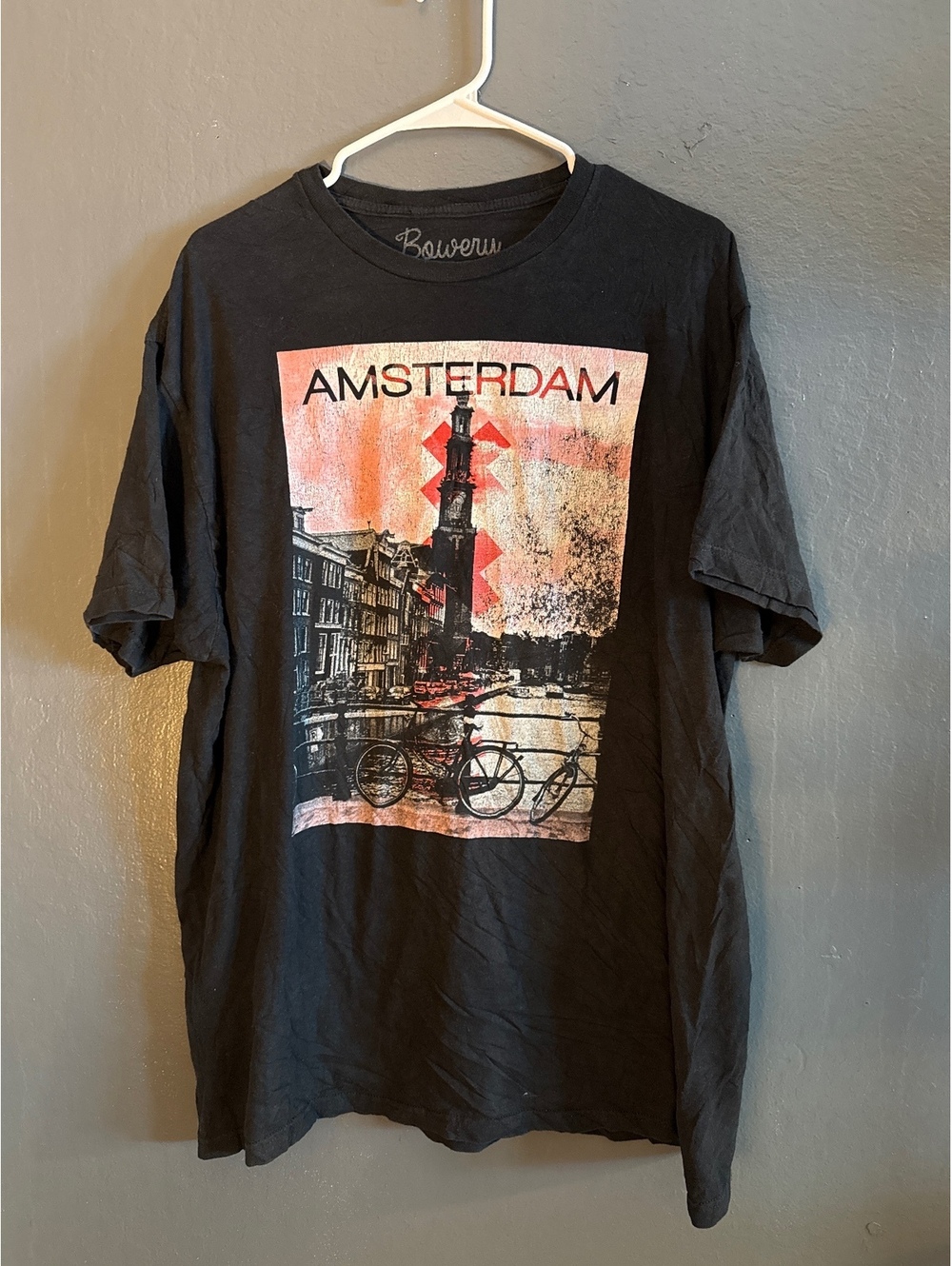 Bowery Supply Co. XL Black Amsterdam Graphic T-Shirt